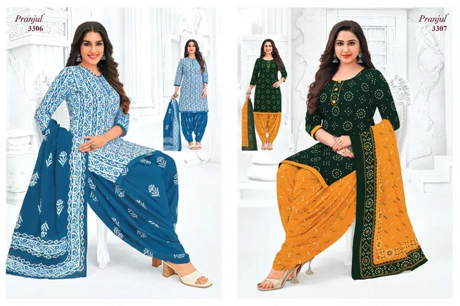 Priyanshi Vol 33 By Pranjul Printed Cotton Dress Material Wholesalers In Delhi